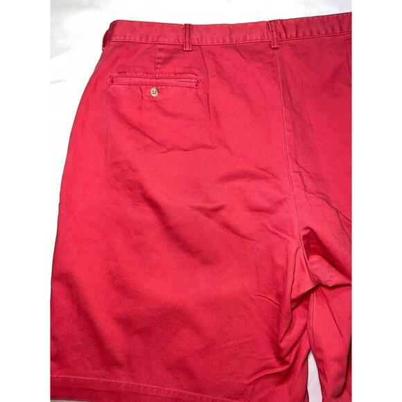 Polo Ralph Lauren Shorts Men's Size 42 Salmon Light Red The Tyler Pleated Chino - Picture 13 of 15